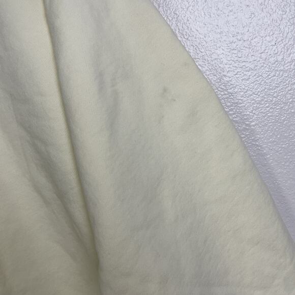 Weekends With Adele Sweatshirt XXL Cream Embroidered Hello Its Me Pullover *Flaw - Picture 10 of 11